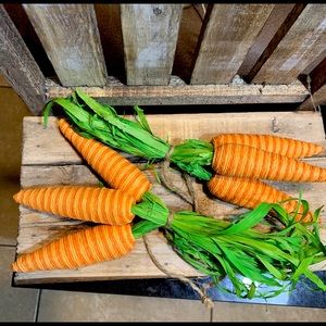 6 RUSTIC FARMHOUSE CARROTS EASTER SPRING